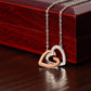 To My Soulmate | The Interlocking Hearts necklace