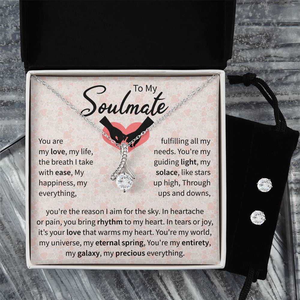 To My Soulmate | The Alluring Beauty Necklace and Earring Set