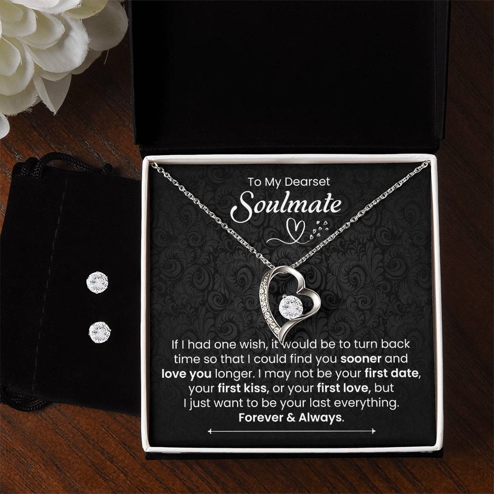 To My Dearest Soulmate | The Forever Love Necklace and Earring Set