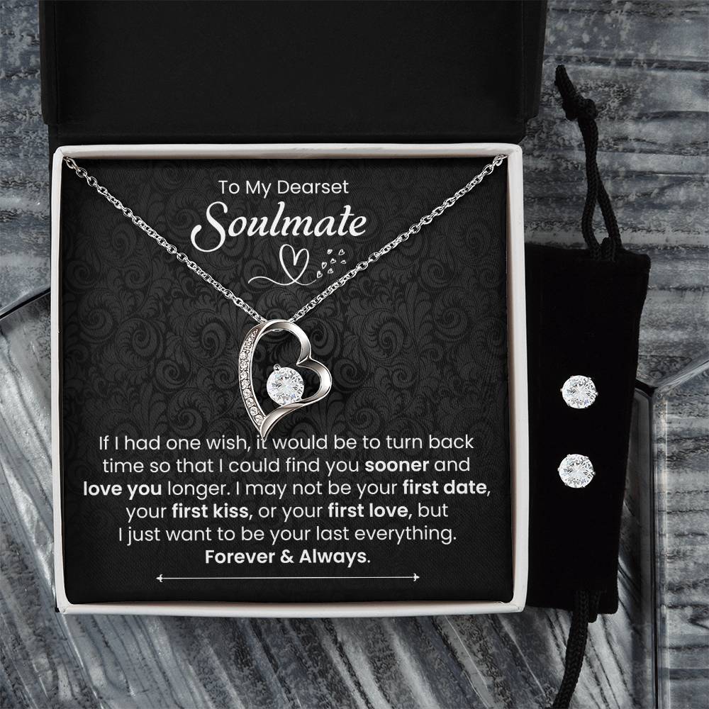 To My Dearest Soulmate | The Forever Love Necklace and Earring Set