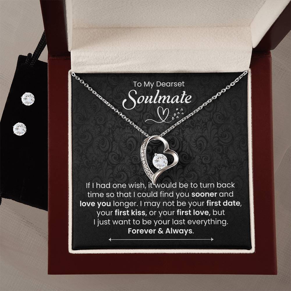 To My Dearest Soulmate | The Forever Love Necklace and Earring Set