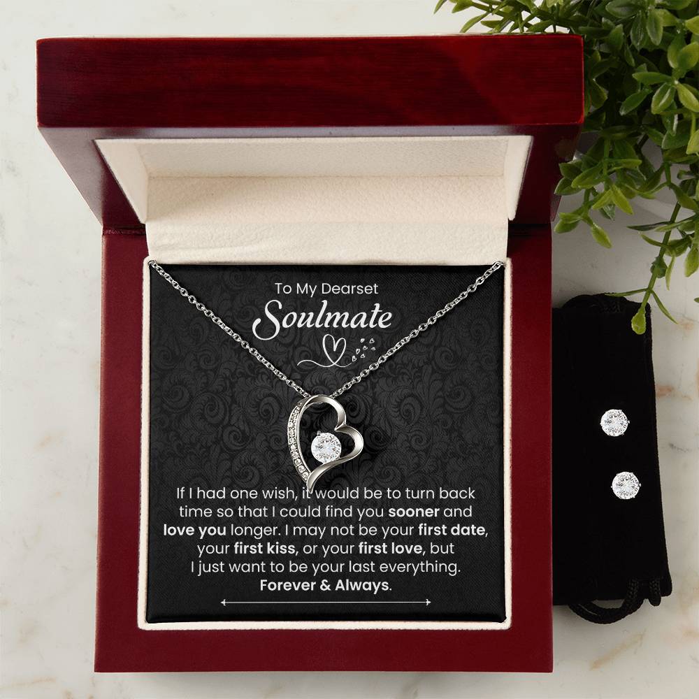 To My Dearest Soulmate | The Forever Love Necklace and Earring Set