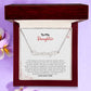 To My Daughter | Love Your Dad | Name Necklace + Heart