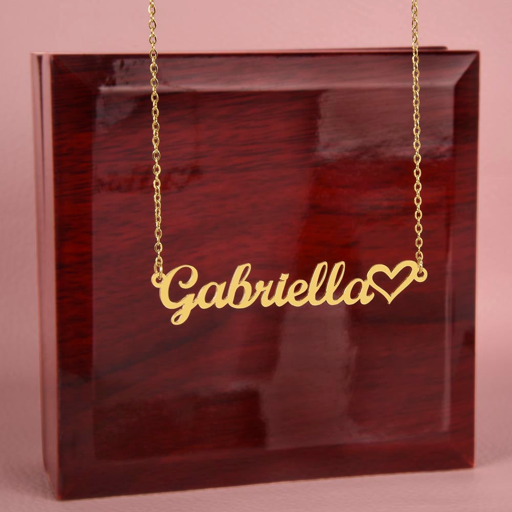 To My Dearest Soulmate | Personalized Heart Name Necklace