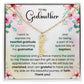To My Godmother | Personalized Vertical Name Necklace