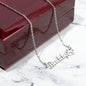 Personalized Paw Print Name Necklace