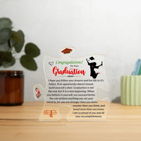 Graduation | Congratulations | Puzzle Plaque
