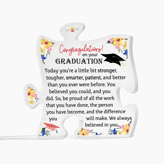 Congratulations On Your Graduation |  Puzzle Acrylic Plaque