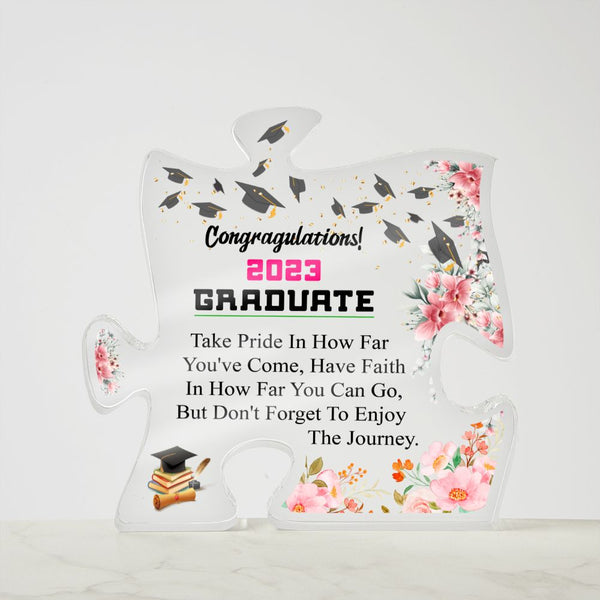 Congratulations 2023 Graduate |  Puzzle Acrylic Plaque