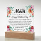 To My Mom | Happy Mother's Day | Square Plaque
