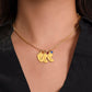 To The Mother Of A Beautiful Baby Girl | Custom Baby Feet Necklace with Birthstone