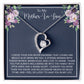 To My Mother-In-Law | I Cherish You | The Dazzling Forever Love Necklace
