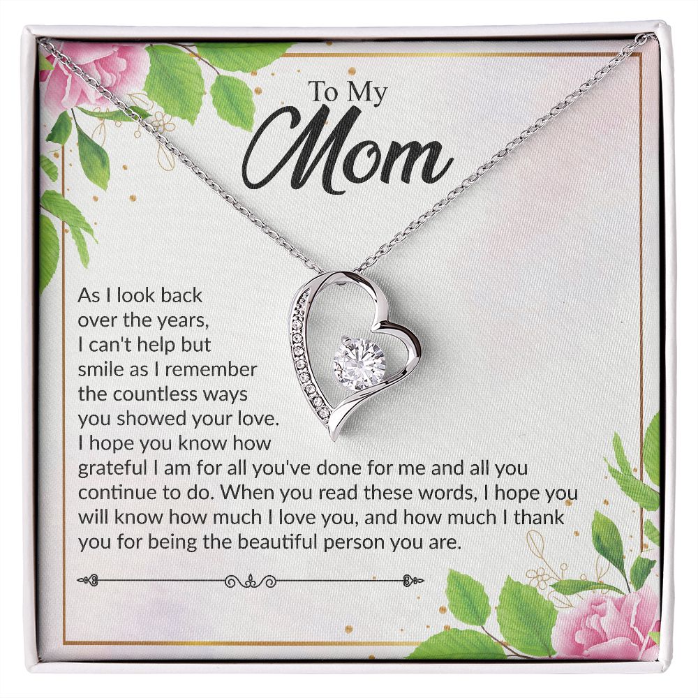 To My Mom | I Love You | The Dazzling Forever Love Necklace