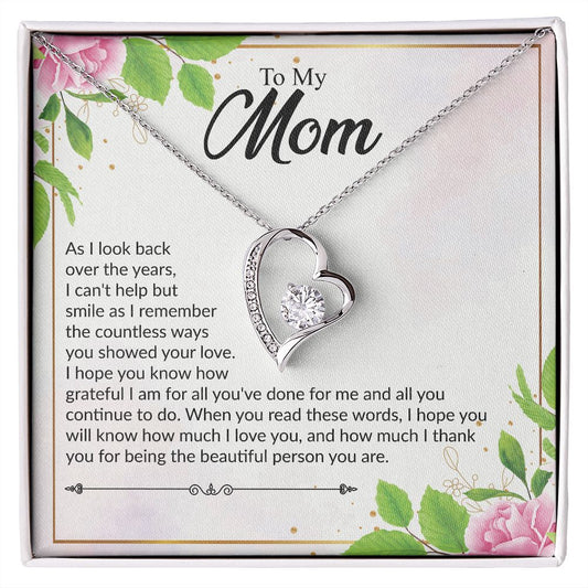 To My Mom | I Love You | The Dazzling Forever Love Necklace