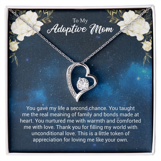 To My Adoptive Mom | The Dazzling Forever Love Necklace