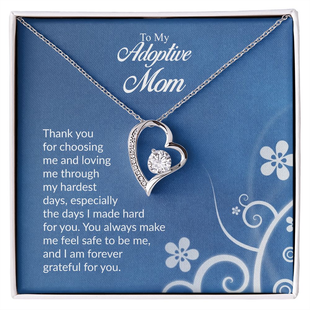 To My Adoptive Mom | Thank You | The Dazzling Forever Love Necklace