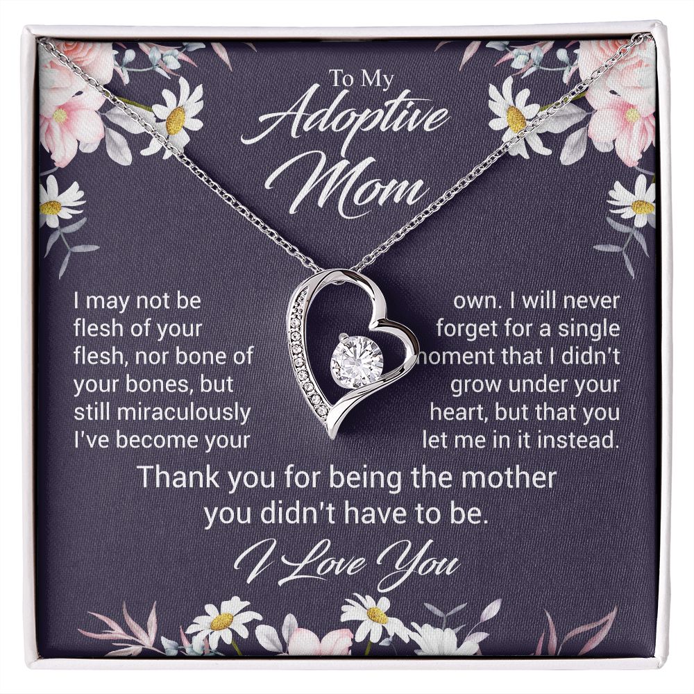 To My Adoptive Mom | The Dazzling Forever Love Necklace