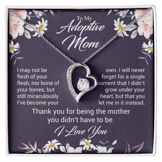 To My Adoptive Mom | The Dazzling Forever Love Necklace