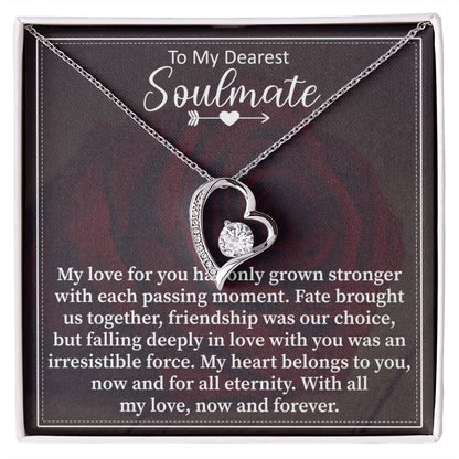 To My Dearest Soulmate | Forever Love Necklace