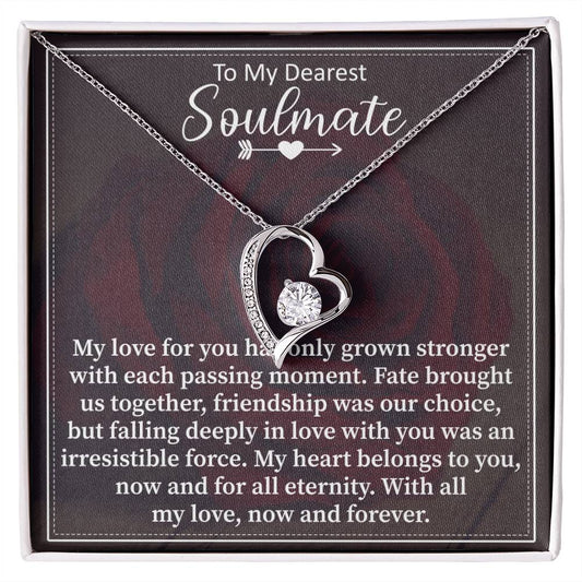 To My Dearest Soulmate | Forever Love Necklace