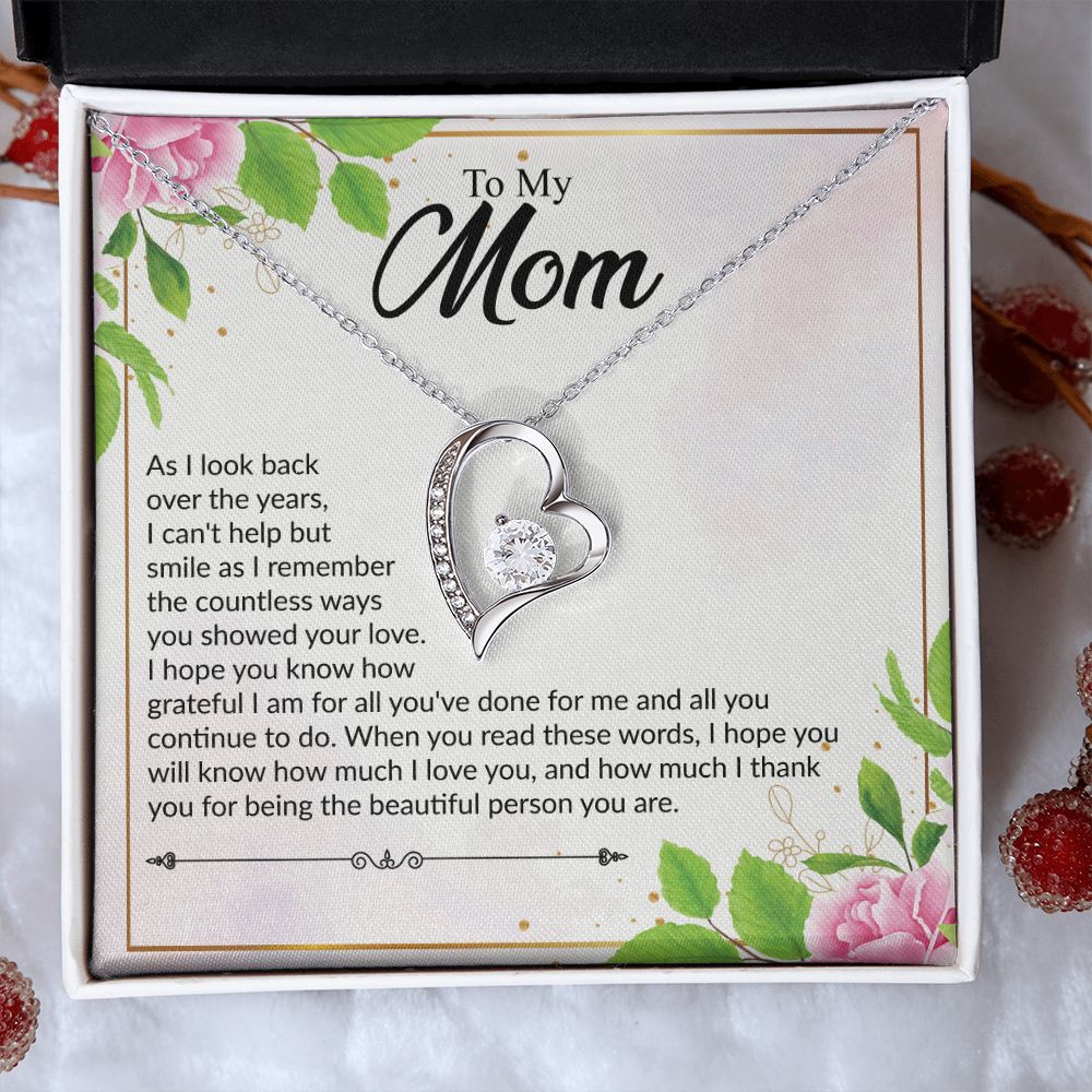 To My Mom | I Love You | The Dazzling Forever Love Necklace