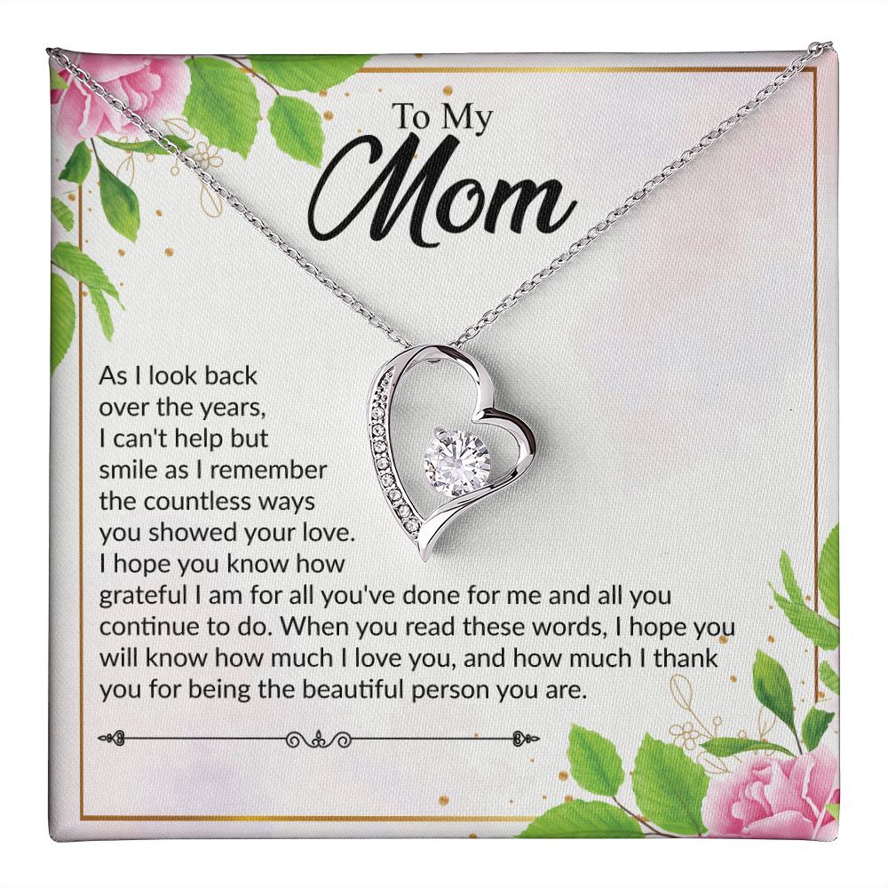 To My Mom | I Love You | The Dazzling Forever Love Necklace