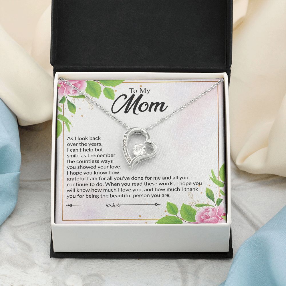 To My Mom | I Love You | The Dazzling Forever Love Necklace