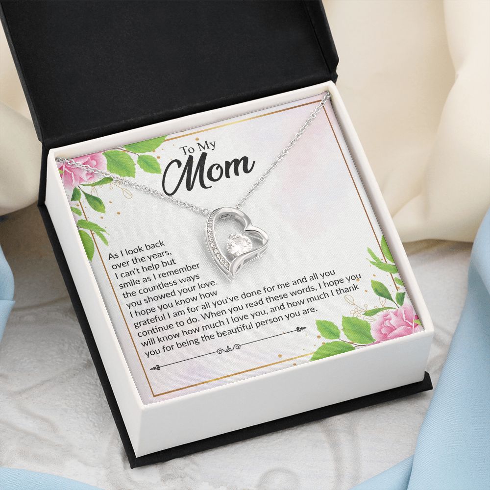 To My Mom | I Love You | The Dazzling Forever Love Necklace