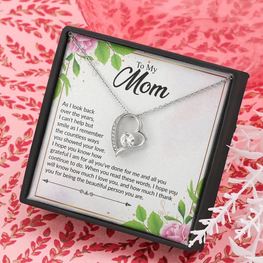 To My Mom | I Love You | The Dazzling Forever Love Necklace