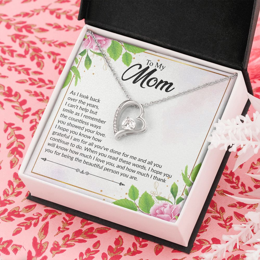 To My Mom | I Love You | The Dazzling Forever Love Necklace