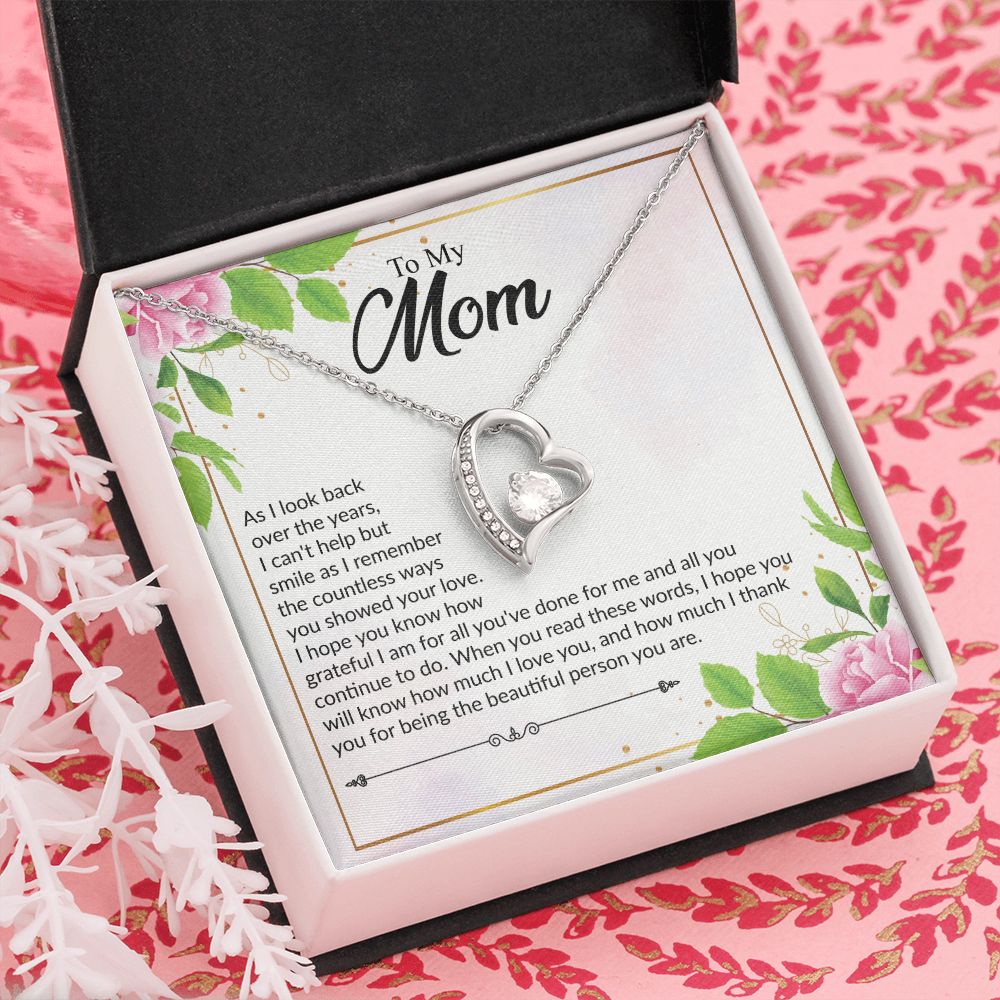 To My Mom | I Love You | The Dazzling Forever Love Necklace