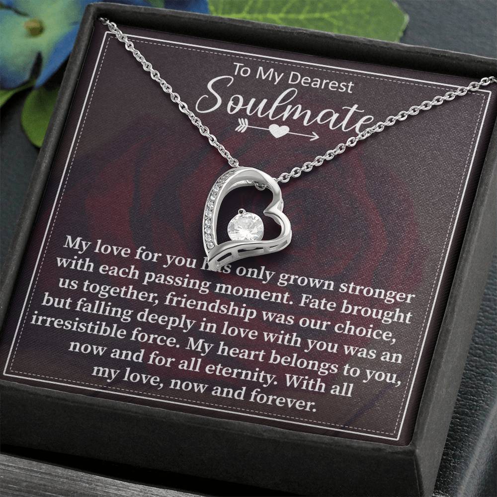 To My Dearest Soulmate | Forever Love Necklace