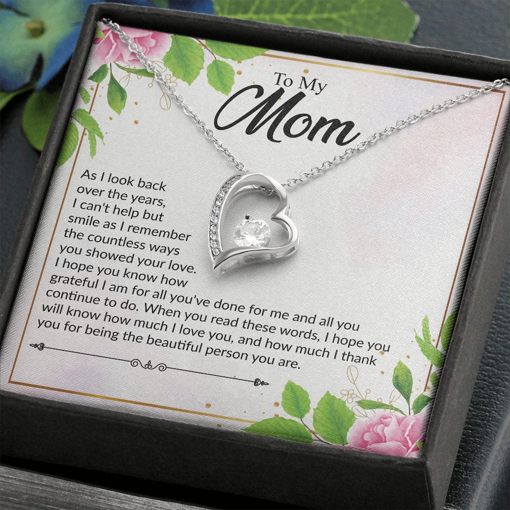 To My Mom | I Love You | The Dazzling Forever Love Necklace