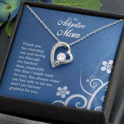 To My Adoptive Mom | Thank You | The Dazzling Forever Love Necklace