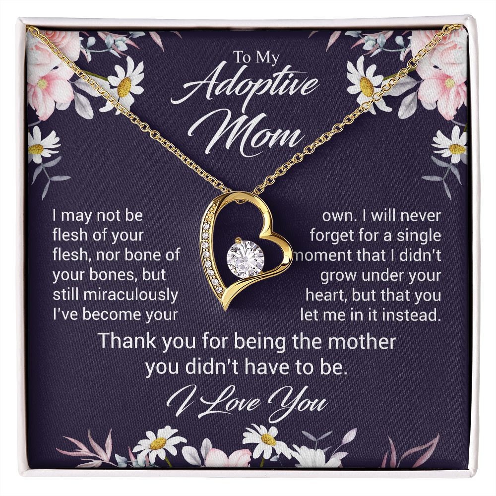 To My Adoptive Mom | The Dazzling Forever Love Necklace