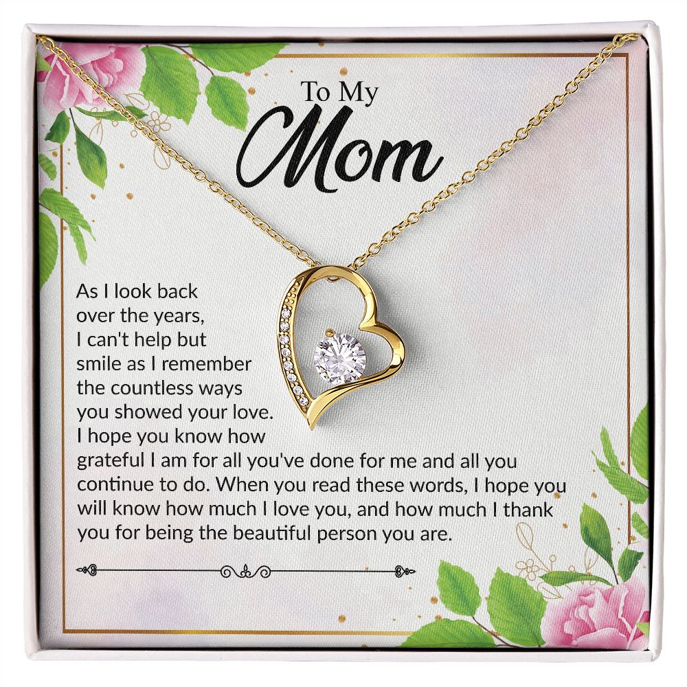 To My Mom | I Love You | The Dazzling Forever Love Necklace