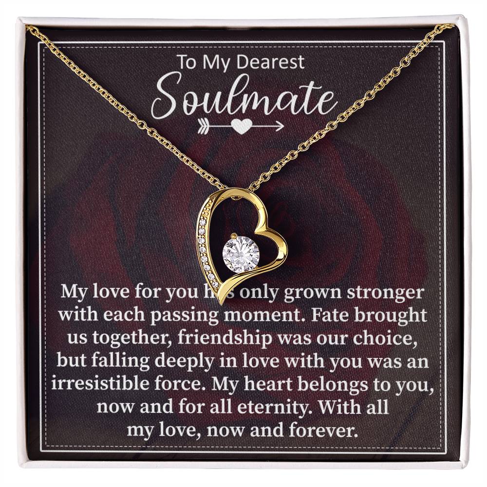 To My Dearest Soulmate | Forever Love Necklace