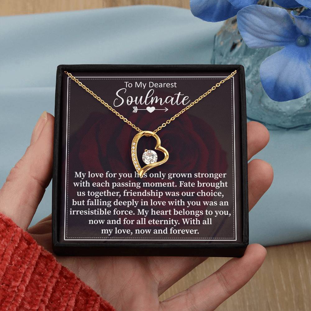 To My Dearest Soulmate | Forever Love Necklace