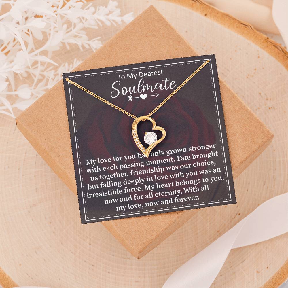 To My Dearest Soulmate | Forever Love Necklace