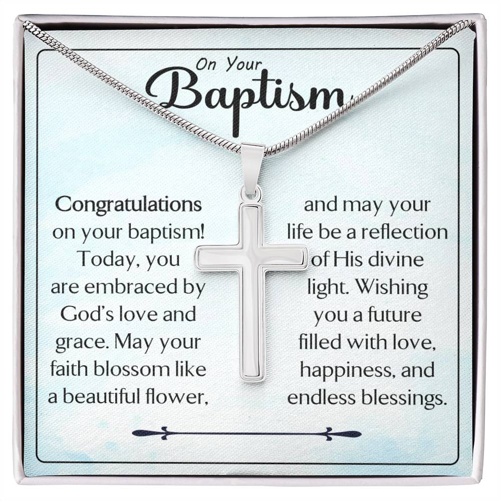 On The Baptism | Cross Necklace