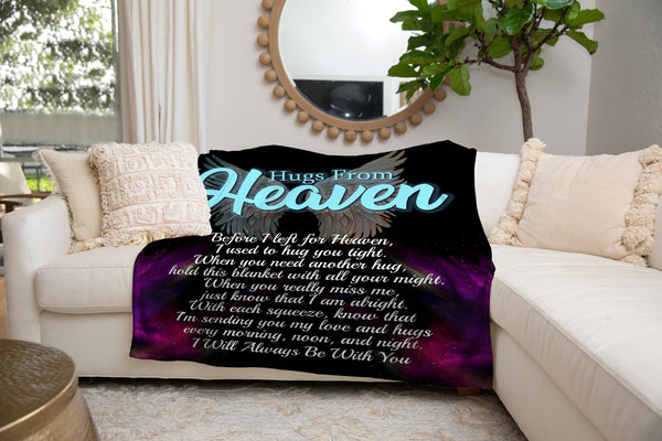 Hugs From Heaven Fleece Blanket