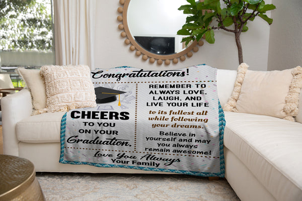 Congratulations on your graduation Fleece Blanket