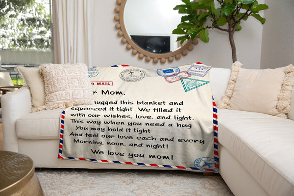 Dear Mom Fleece Blanket