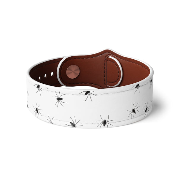 Spider Leather Wristband