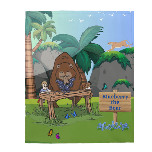 Blueberry the Bear Blanket