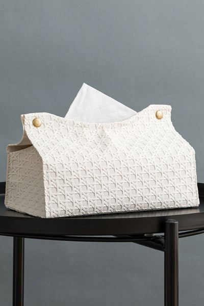 2-Pack Woven Tissue Box Covers