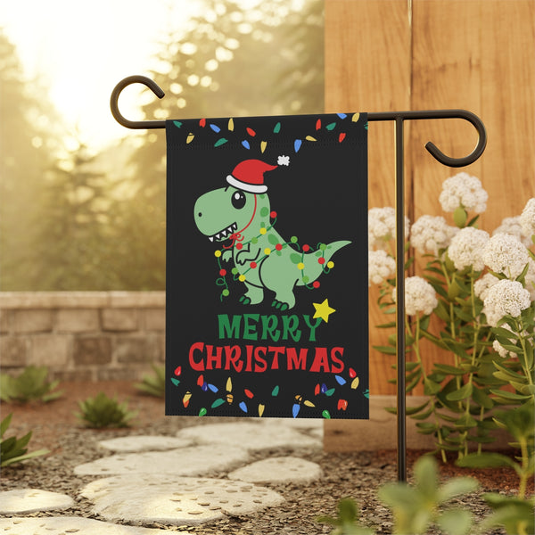 Merry Christmas T-Rex Banner