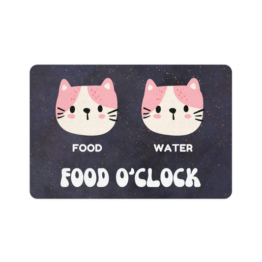 Food O'Clock Cat Food Mat