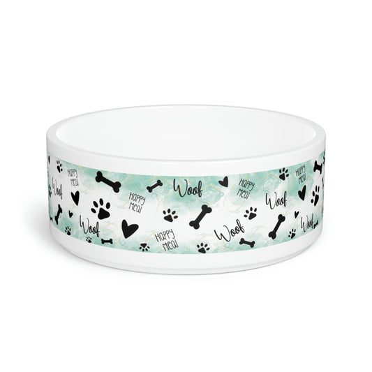 Woof & Bones Dog Food or Water Bowl