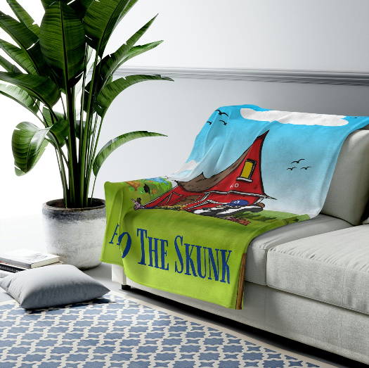 Alo the Skunk Blanket